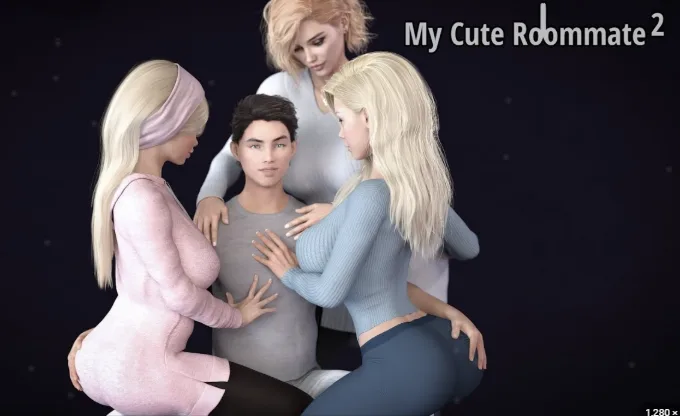MY CUTE ROOMMATE 2 cover
